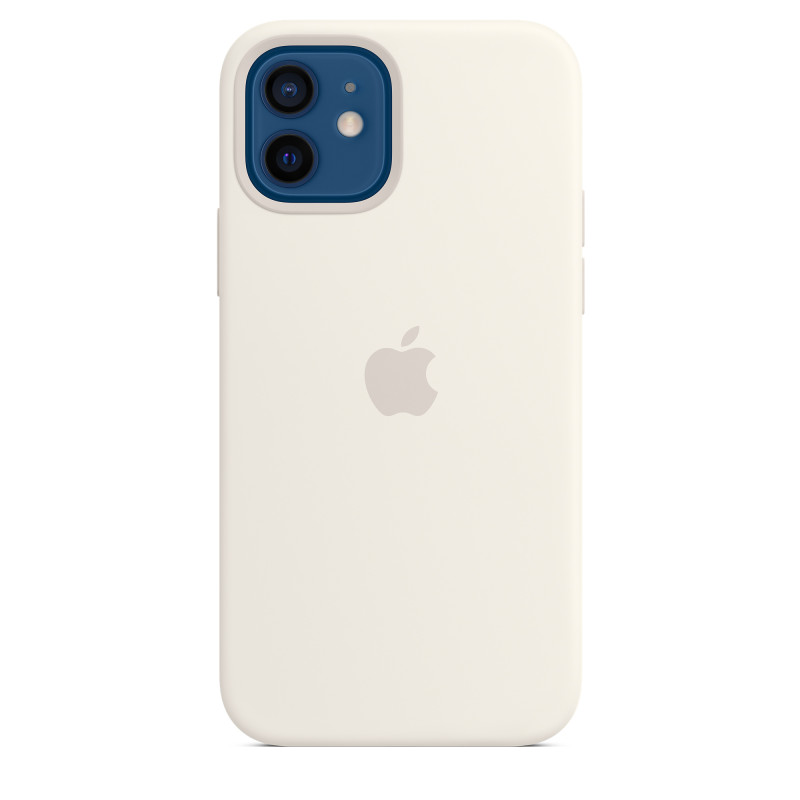iphone- 12 silicone cover White