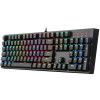 1stPlayer DK 5.0 Full Size Mechanical Gaming Keyboard, Red Switch, RGB, Death Knight 5.0
