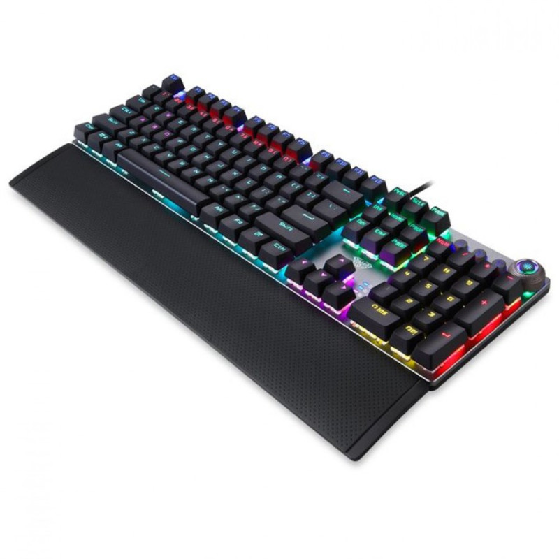 AULA F2058 Retro Mechanical Gaming Keyboard, Blue Switch