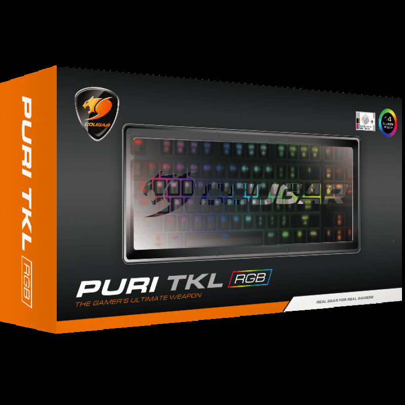 Cougar PURI TKL RGB Mechanical Gaming Keyboard (Blue Switch) 