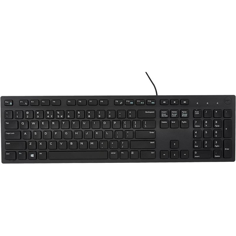 Dell KB216 Multimedia Keyboard US International (QWERTY) Black 