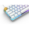 Glorious GMMK Modular Mechanical Keyboard - Compact, White Ice Edition, GLO-GMMK-COM-BRN-W 