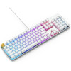 Glorious GMMK White Ice Edition RGB Modular Mechanical Gaming Keyboard - Full Size, GLO-GMMK-FS-BRN-W