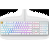 Glorious GMMK White Ice Edition RGB Modular Mechanical Gaming Keyboard - Full Size, GLO-GMMK-FS-BRN-W