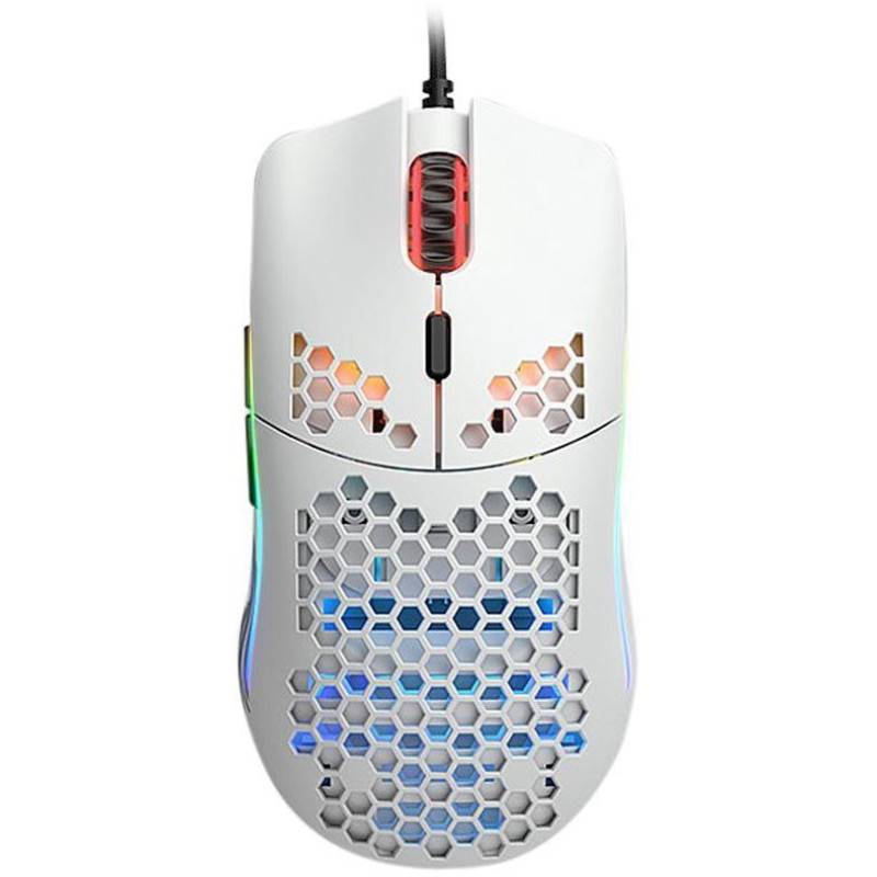 Glorious Model O (Matte White) Regular 67 Grams RGB Gaming Mouse 