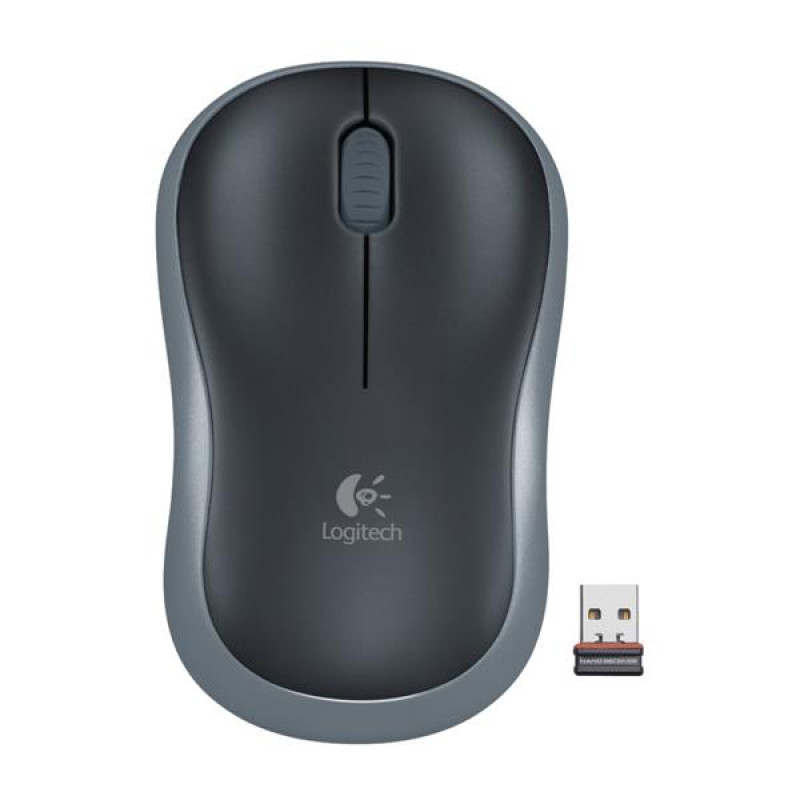 Logitech B175 Plug-and-play Wireless Plus Comfort Mouse - Black - 910-002635