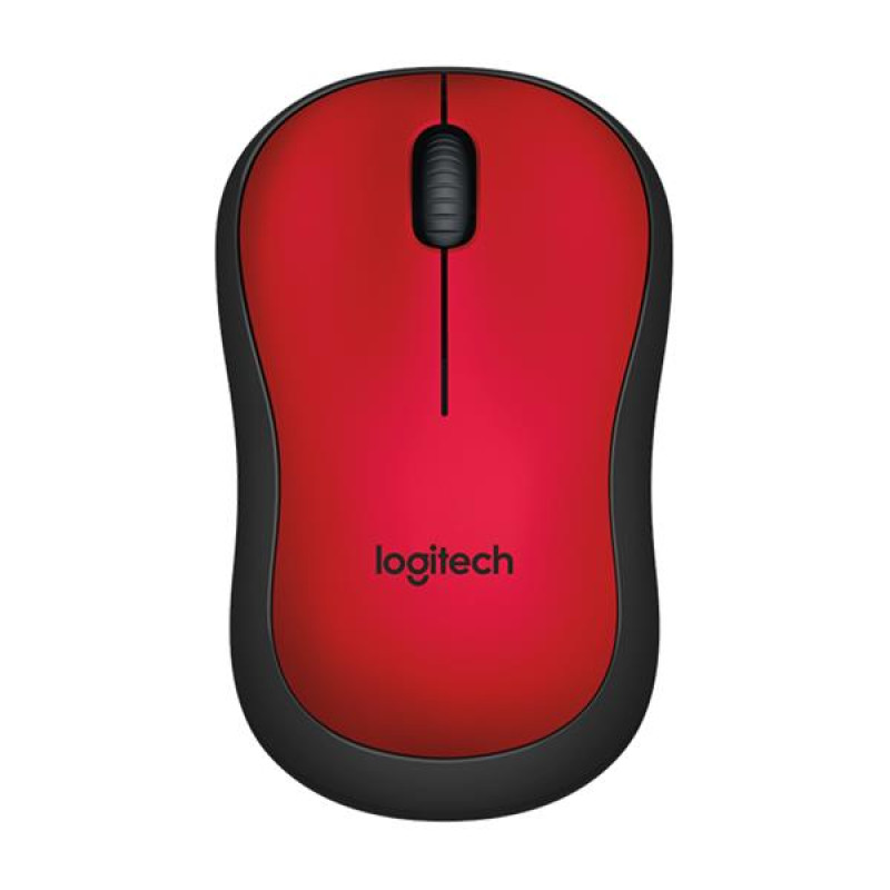 Logitech M221 Silent Wireless Mouse - Red- 910-004884