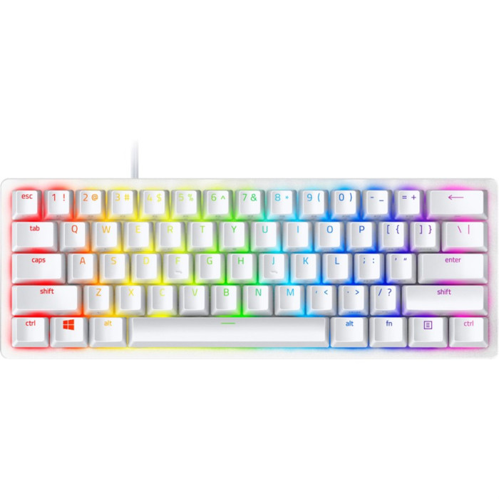Razer Huntsman Mini 60% Gaming Keyboard with Clicky Optical Switch (Purple) - US - Mercury Color  Razer Huntsman Mini 60% Gaming Keyboard with Clicky Optical Switch (Purple) - US - Mercury Color