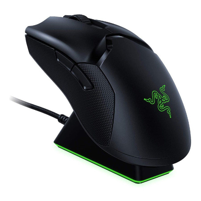 Razer Viper Ultimate with Charging Dock Ambidextrous Gaming Mouse with Razer™ HyperSpeed Wireless - Black RZ01-03050100-R3A1  Razer Viper Ultimate with Charging Dock Ambidextrous Gaming Mouse with Razer™ HyperSpeed Wireless - Black RZ01-03050100-R3A1