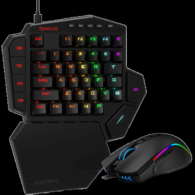 Redragon K585RGB-BA Combo Gaming Keypad and M721 RGB Mouse 