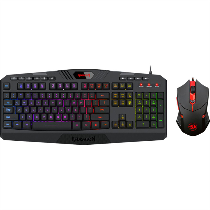 Redragon S101-3 Wired Gaming Keyboard and Mouse Combo RGB 