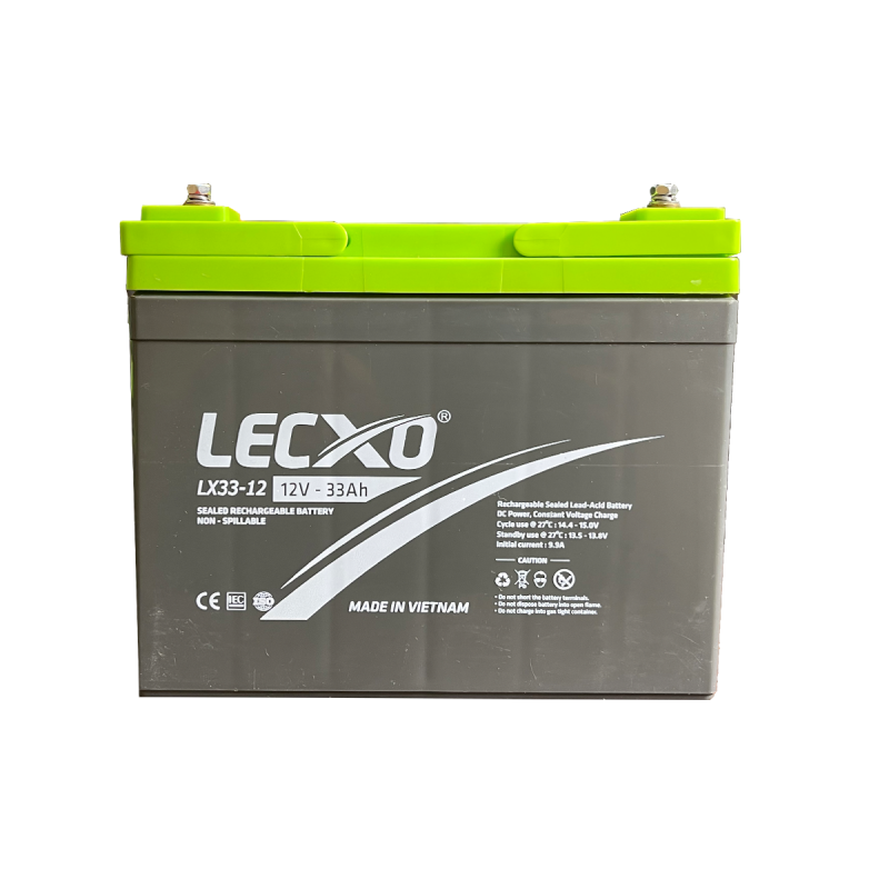 Lecxo 12V 33Ah Lead Acid Dry Battery