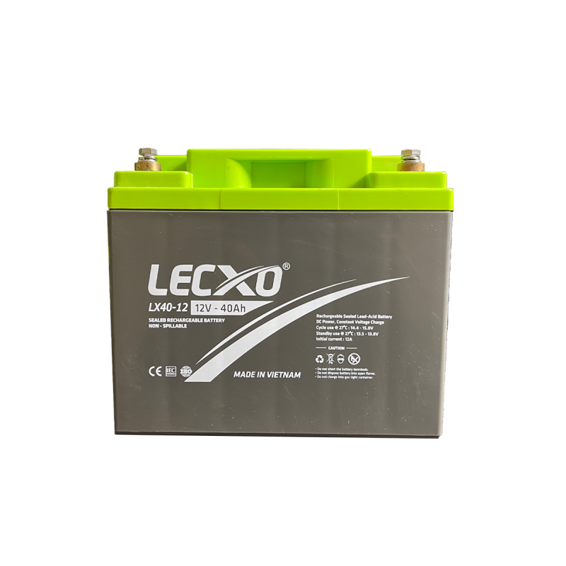 Lecxo 12V 40Ah Lead Acid Dry Battery