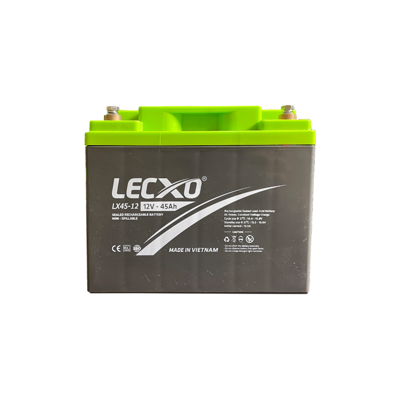 Lecxo 12V 45Ah Lead Acid Dry Battery