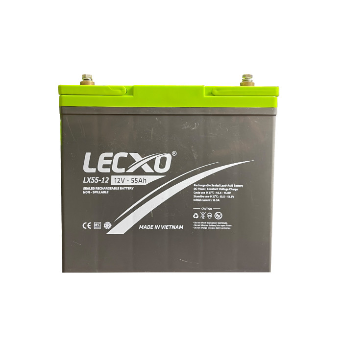 Lecxo 12V 55Ah Lead Acid Dry Battery Lecxo 12V 55Ah Lead Acid Dry Battery