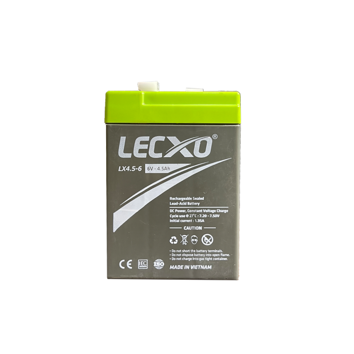 Lecxo 6V 4.5Ah Lead Acid Dry Battery Lecxo 6V 4.5Ah Lead Acid Dry Battery