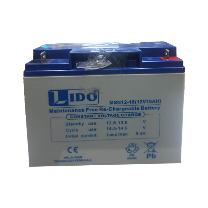Lido 12V 18A Dry Battery