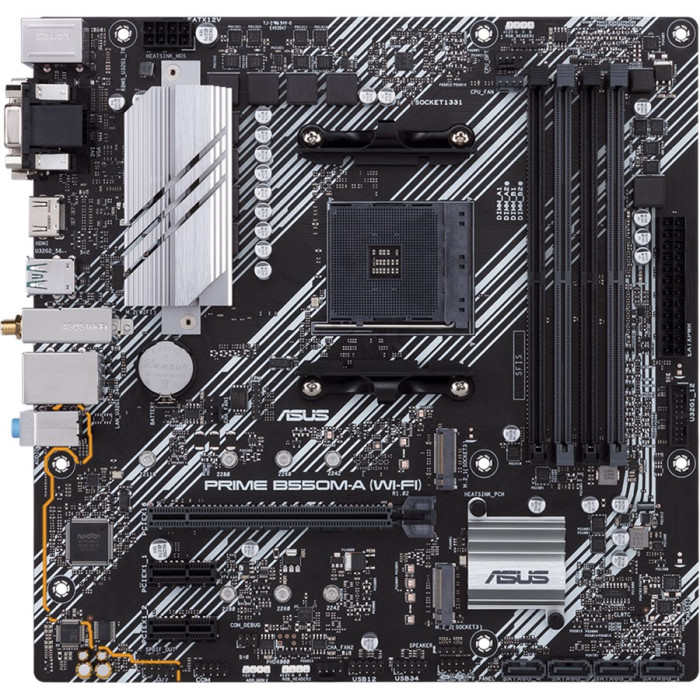 Asus PRIME B550M-A (WI-FI) AMD B550 (Ryzen AM4) micro ATX Motherboard Asus PRIME B550M-A (WI-FI) AMD B550 (Ryzen AM4) micro ATX Motherboard