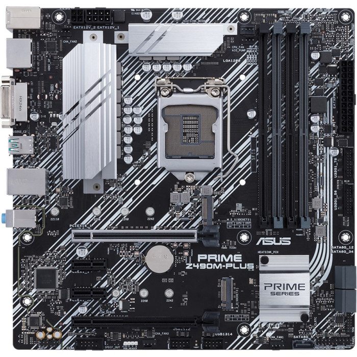 Asus PRIME Z490M-PLUS Intel Z490 (LGA 1200) micro ATX Motherboard  Asus PRIME Z490M-PLUS Intel Z490 (LGA 1200) micro ATX Motherboard