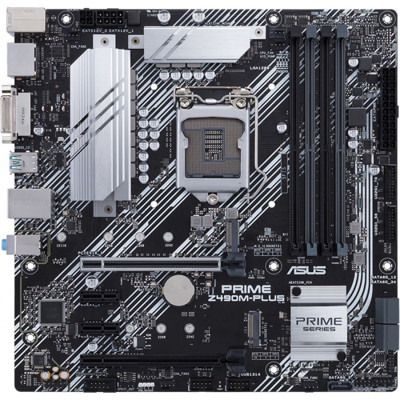 Asus PRIME Z490M-PLUS Intel Z490 (LGA 1200) micro ATX Motherboard 