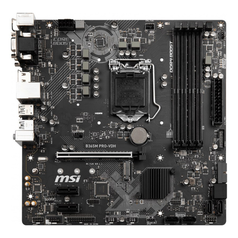 MSI B365M-PRO-VDH Intel LGA-1151 Micro-ATX Motherboard