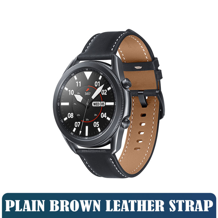 Like New Smart Watches - Samsung Galaxy Watch 3 45MM - Plain Brown Leather Strap Like New Smart Watches - Samsung Galaxy Watch 3 45MM - Plain Brown Leather Strap