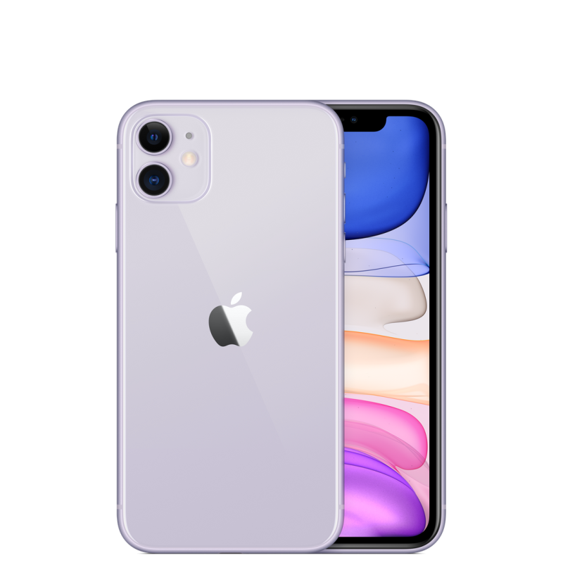 Apple iPhone 11 Dual Sim (4G, 64GB ,Purple) - Non PTA