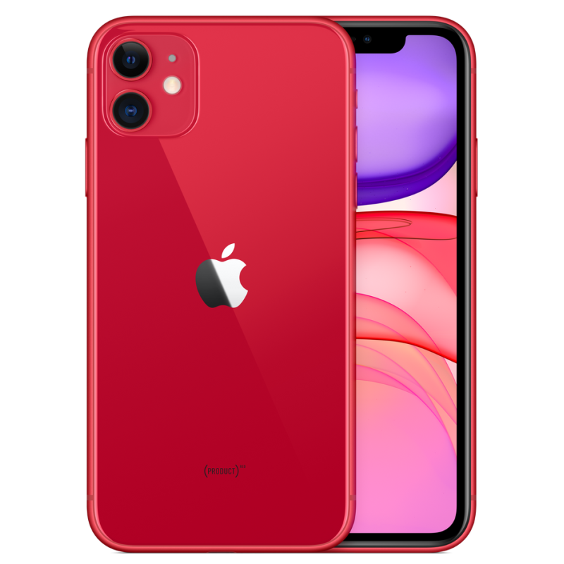 Apple iPhone 11 Dual Sim (4G, 64GB ,Red) - Non PTA 
