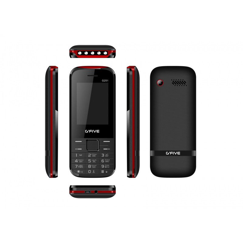 Gfive G251 - 2.4'' Inches - Dual Sim - Black 