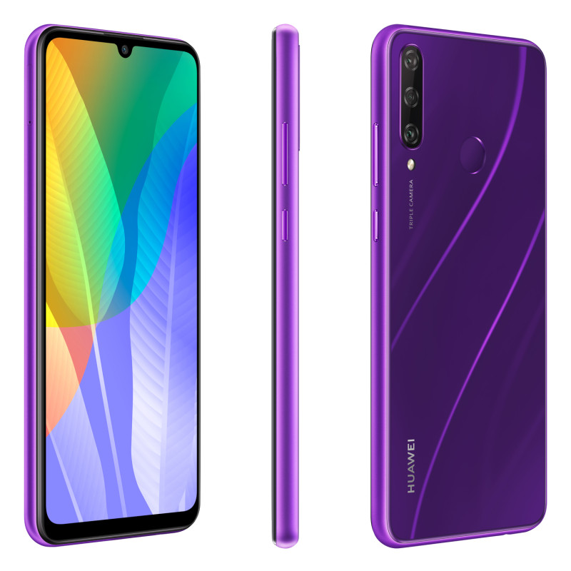 Huawei Y6p (4G, 3GB 64GB, Phantom Purple) With Official Warranty 