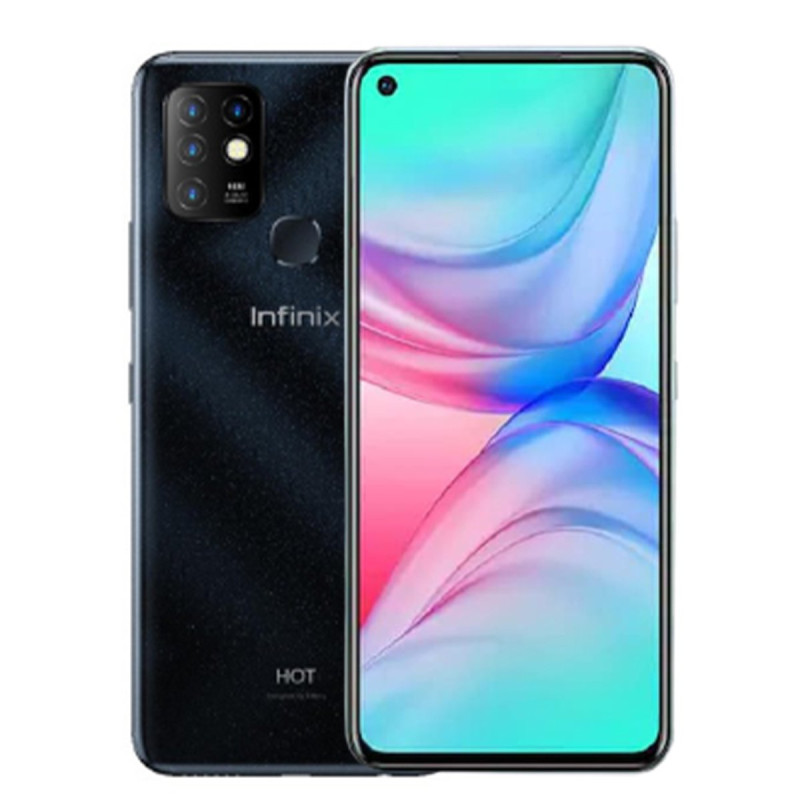 Infinix Hot 10 (4G 6GB 128GB Obsidian Black) With Official Warranty 
