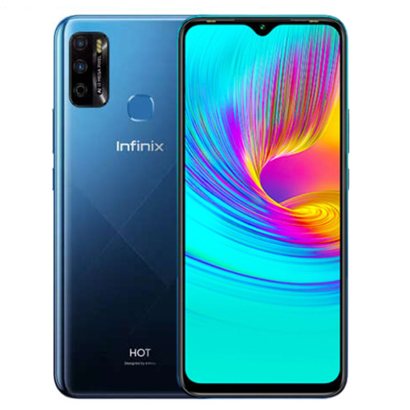 Infinix Hot 9 Play (4G 4GB 64GB Ocean Wave) With Official Warranty 