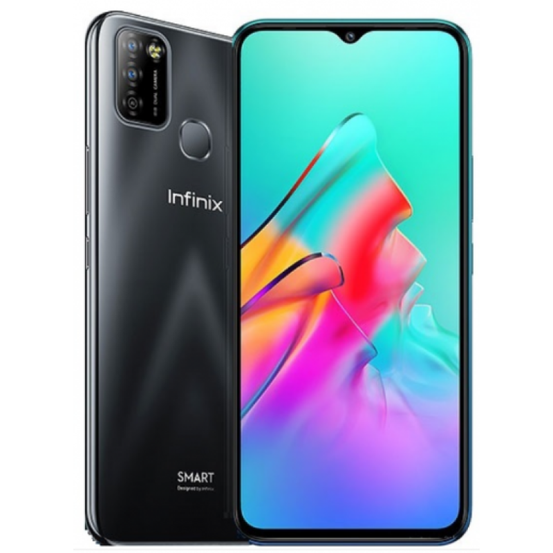 Infinix Smart 5 (4G 3GB 64GB Midnight Black) With Offcial Warranty 