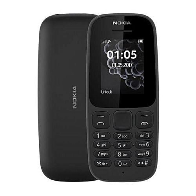 Nokia 105 (2019) Black With 1 Year Official Warranty 