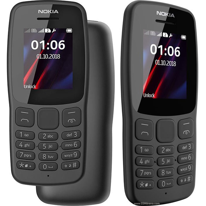 Nokia 106 (2018) Dual Sim With 1 Year Official Warranty 