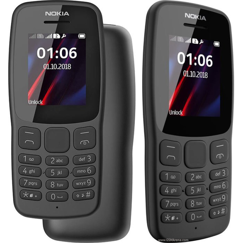 Nokia 106 (2018) Dual Sim With 1 Year Official Warranty 
