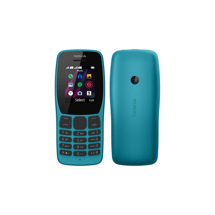 Nokia 110 2019 (Blue) With 1 Year Official Warranty 