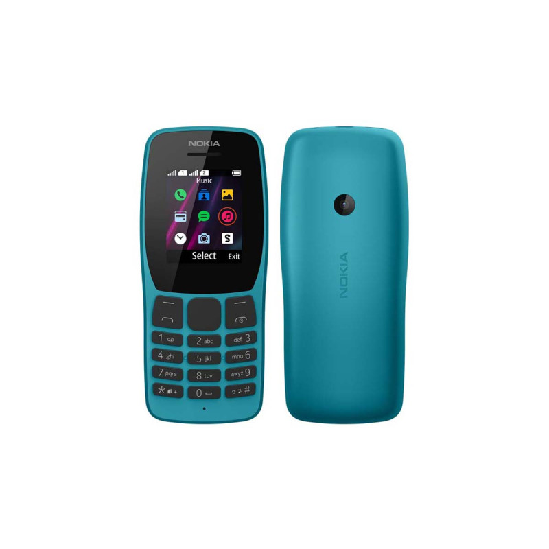 Nokia 110 2019 (Blue) With 1 Year Official Warranty 