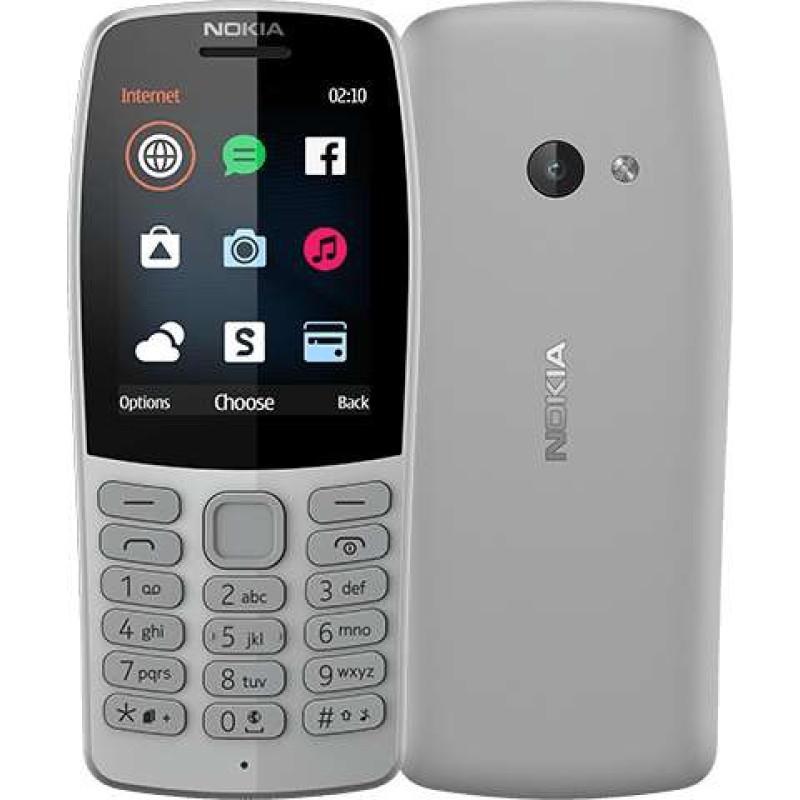 Nokia 210 Grey With 1 Year Official Warranty 