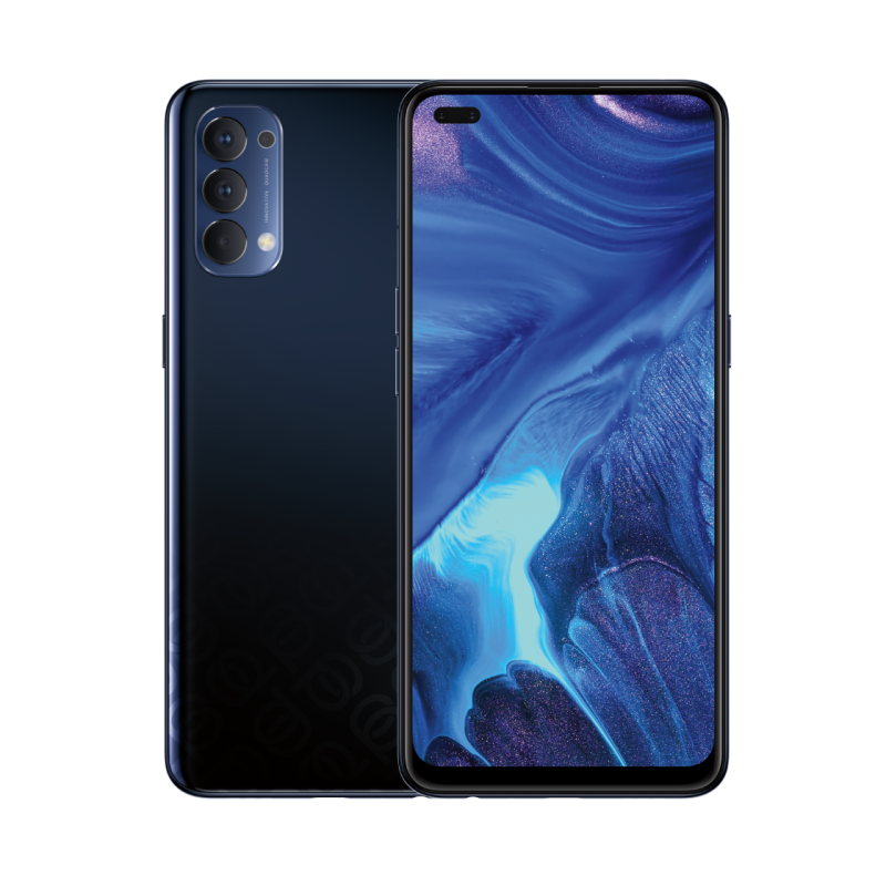 Oppo Reno4 (4G 8GB 128GB Space Black) With Official Warranty 