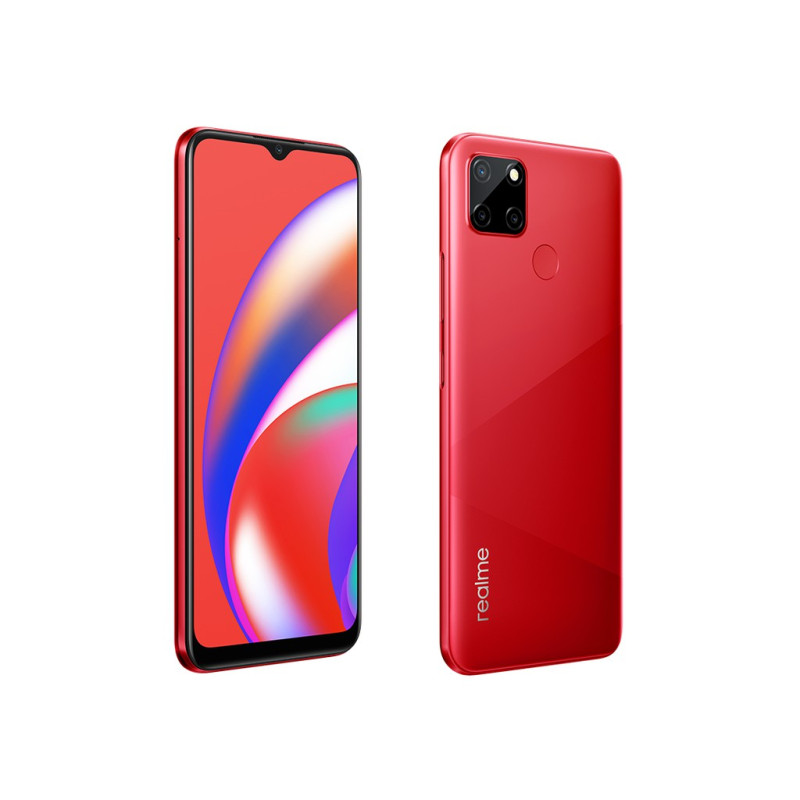 Realme C12 (4G 3GB 32GB Coral Red) With Official Warranty 