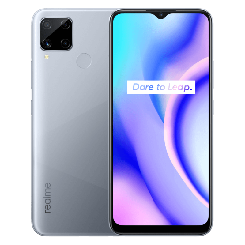 Realme C15 (4G 4GB 64GB Seagull Silver) With Official Warranty 