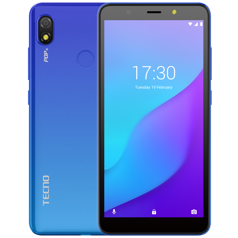 Tecno Pop 3 (3G, 1GB, 16GB, Blue) With Official Warranty 