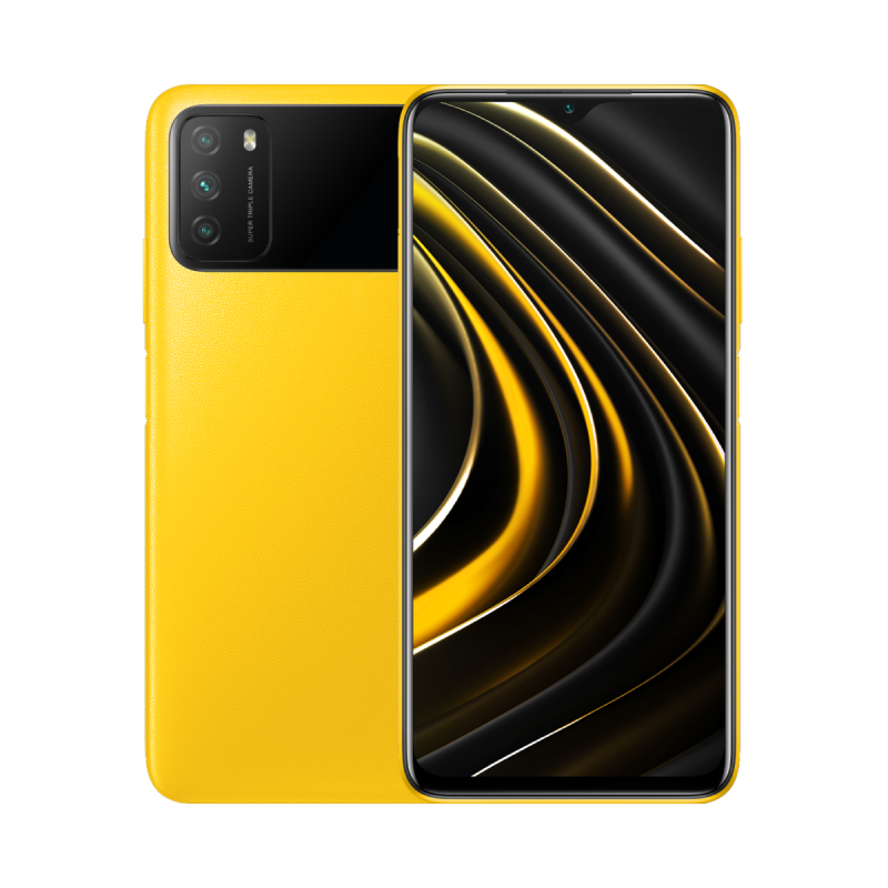 Xiaomi Poco M3 (4G 4GB 128GB Poco Yellow) With Official Warranty 