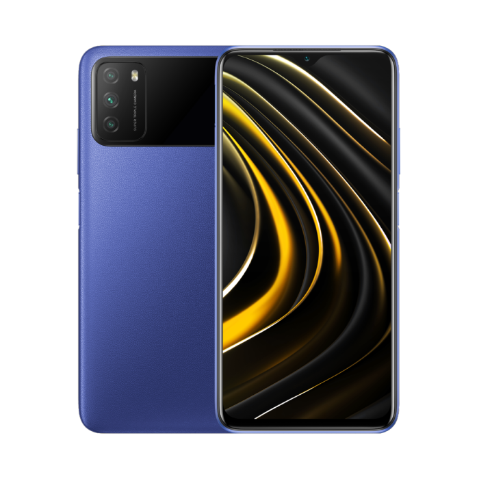 Xiaomi Poco M3 (4G 4GB 64GB Cool Blue) With Official Warranty 