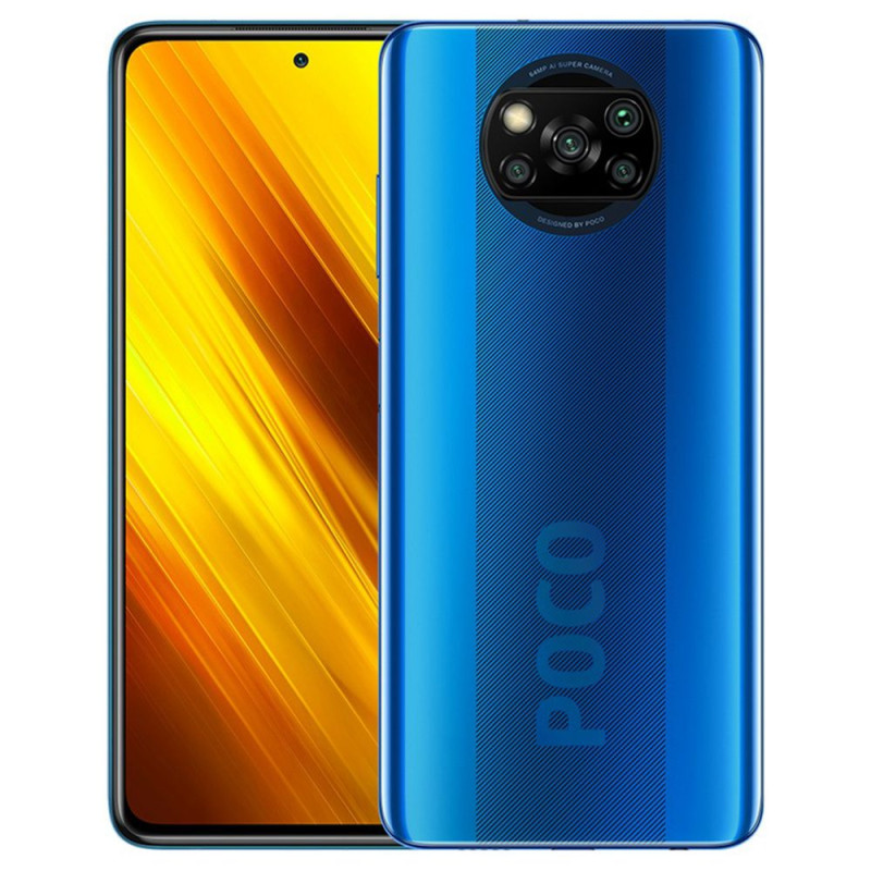 Xiaomi Poco X3 (4G 6GB 128GB Cobalt Blue) with official warranty 