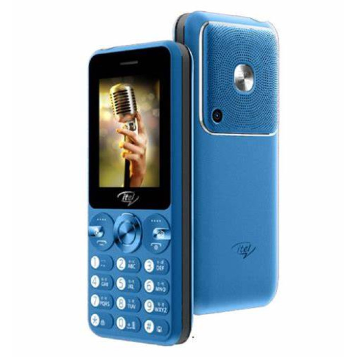 ITel Muzik 400 - 2.4'' - Dual Sim - 3000mAH Blue- Official Warranty 