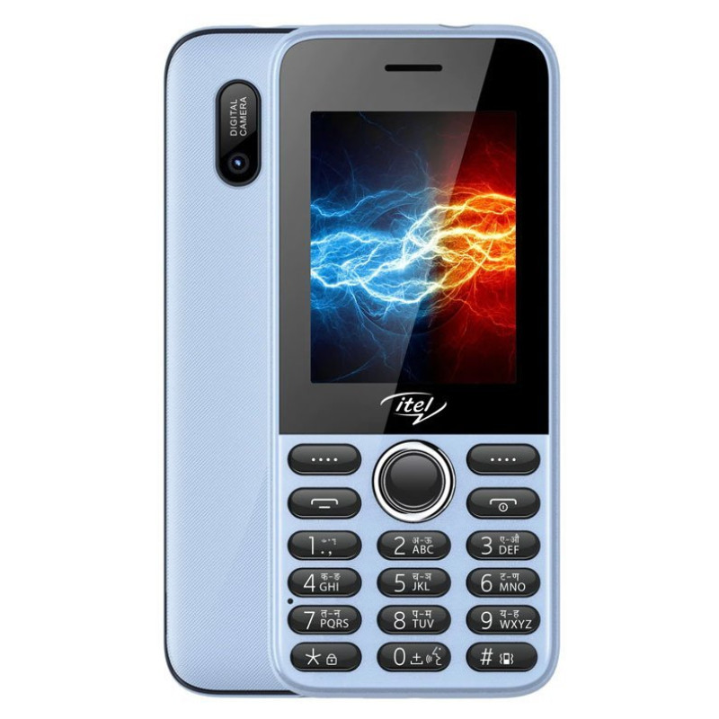 iTel Power 400 - 2.4'' - Dual Sim - 2500mAH - Blue - Official Warranty 