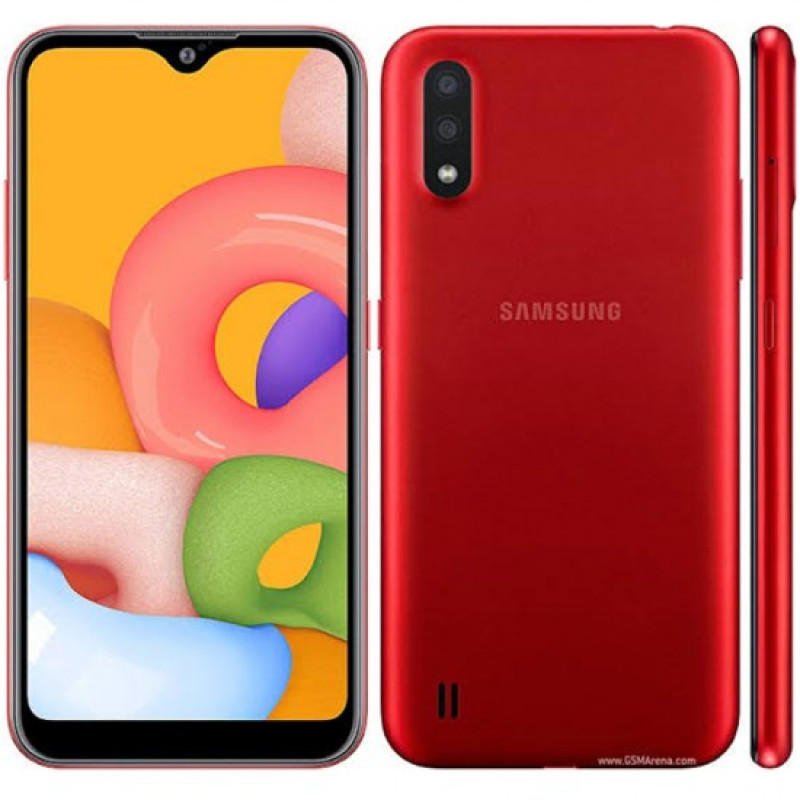 Samsung Galaxy A01 (4G, 2GB, 16GB,Red) With Official Warranty 