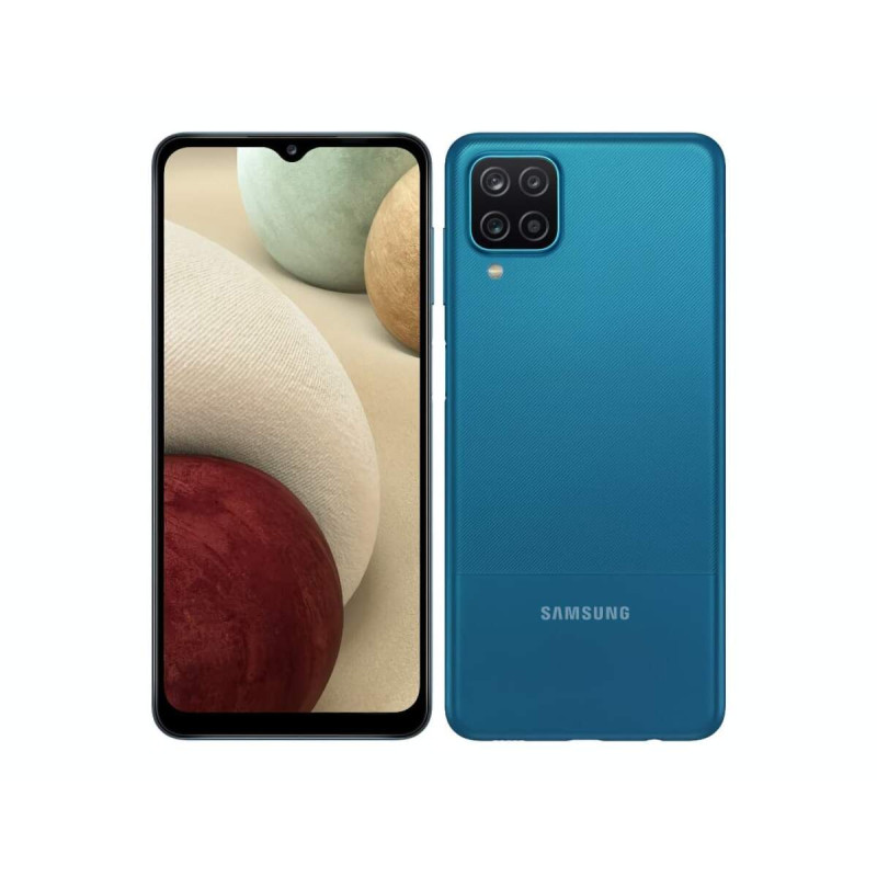 Samsung Galaxy A12 (4G 4GB 128GB Blue) With Official Warranty 